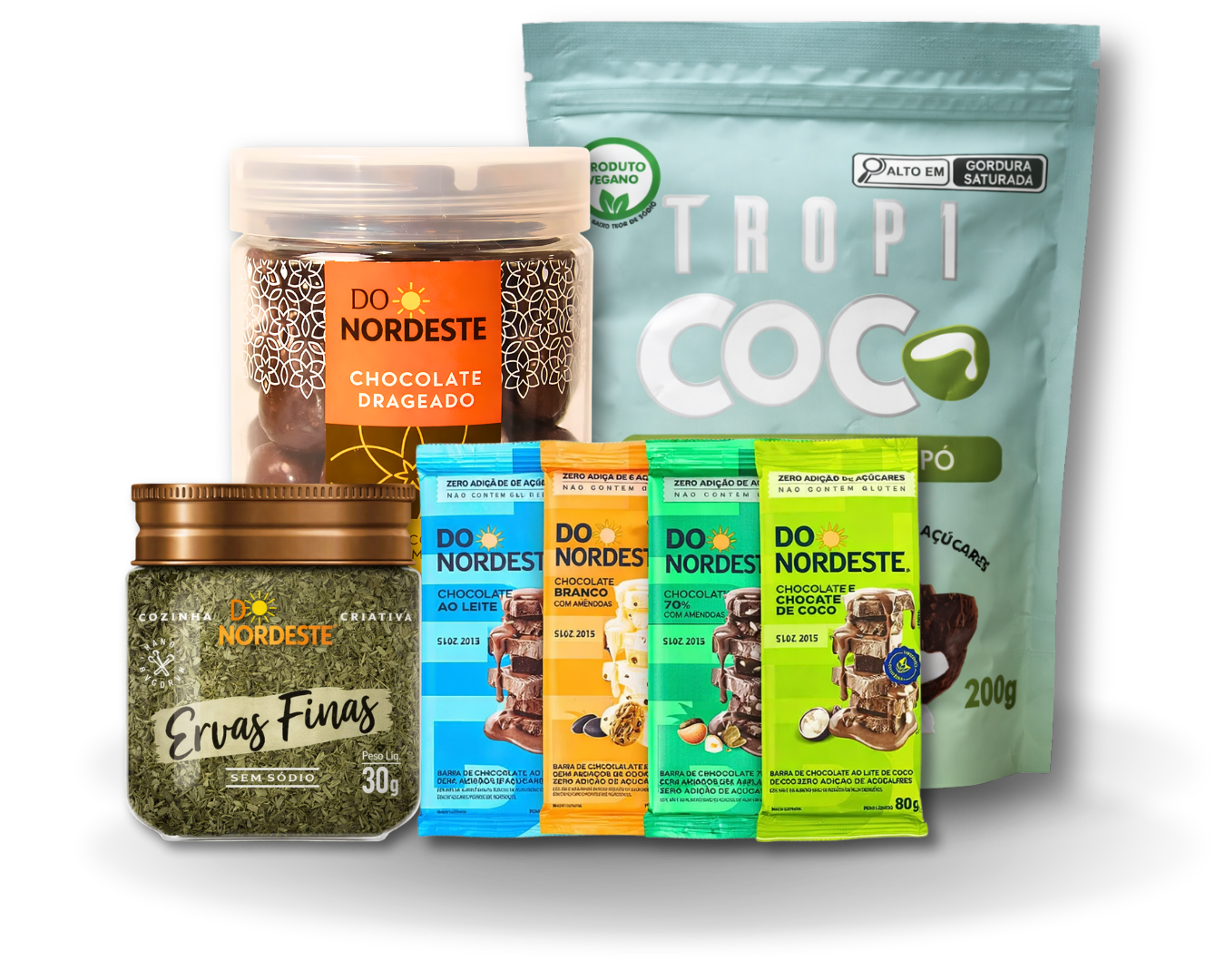 Linha completa de produtos Donordeste